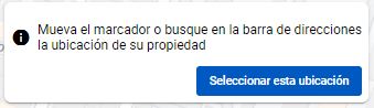 Confirmar ubicación de propiedad Global MLS