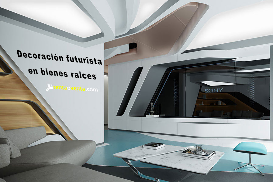 Decoración futurista en los bienes raíces