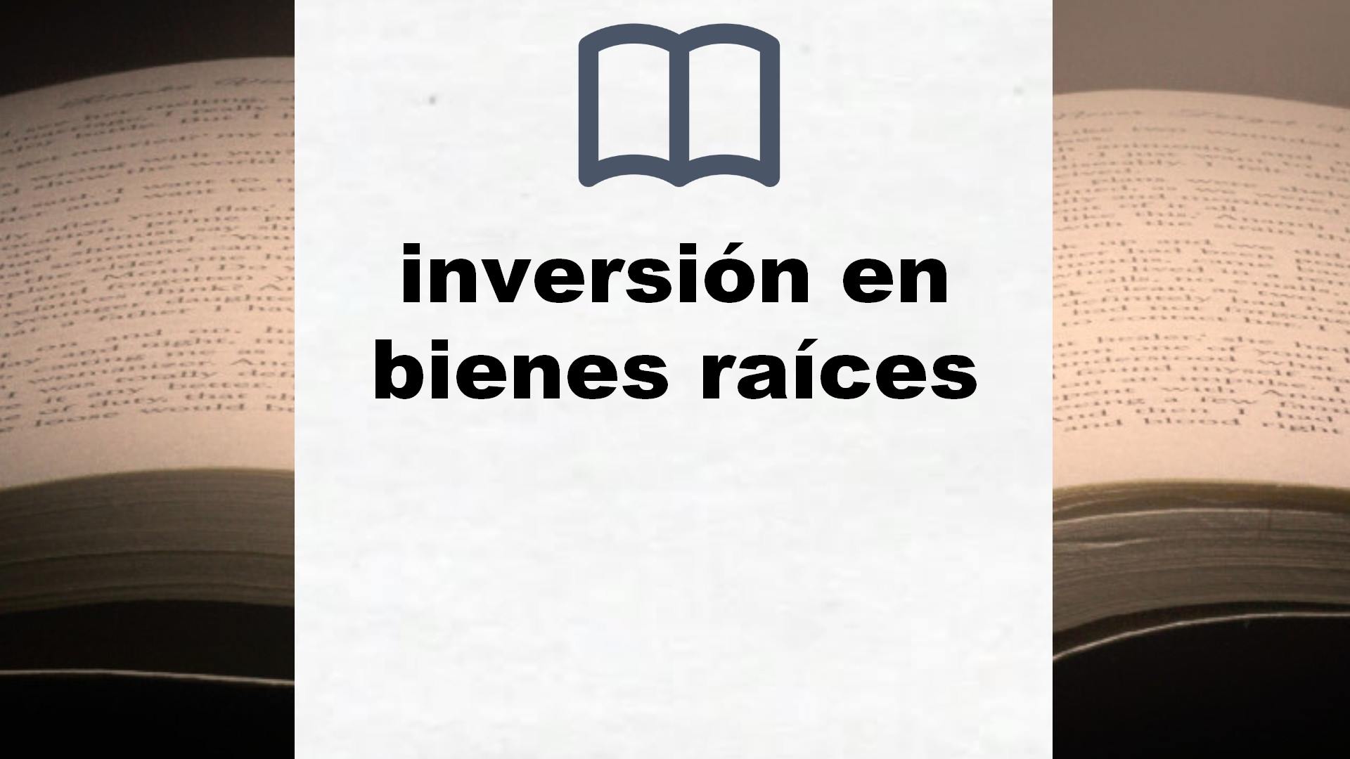 Los mejores libros sobre inversión inmobiliaria
