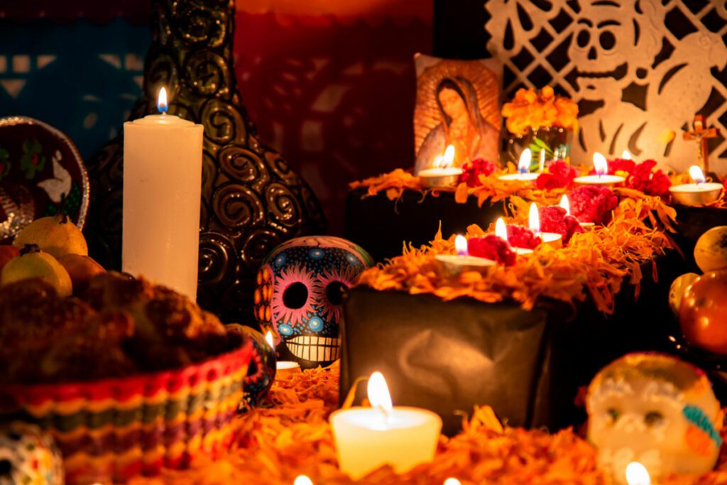 Día de muertos ofrendas